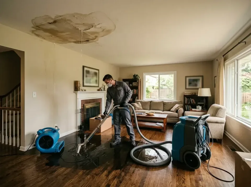 attic-pipe-burst-ceiling-drip-008 — frequently asked questions, Water Damage Restoration & Carpet Care in Dallas, OR